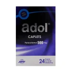 Adol Tablets-500mg 24's pack.