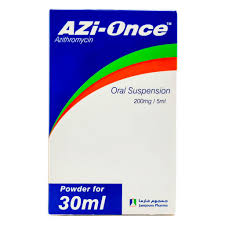 AZI-ONCE-Powder For Oral Suspension-200 mg:5ml-30ml Glass