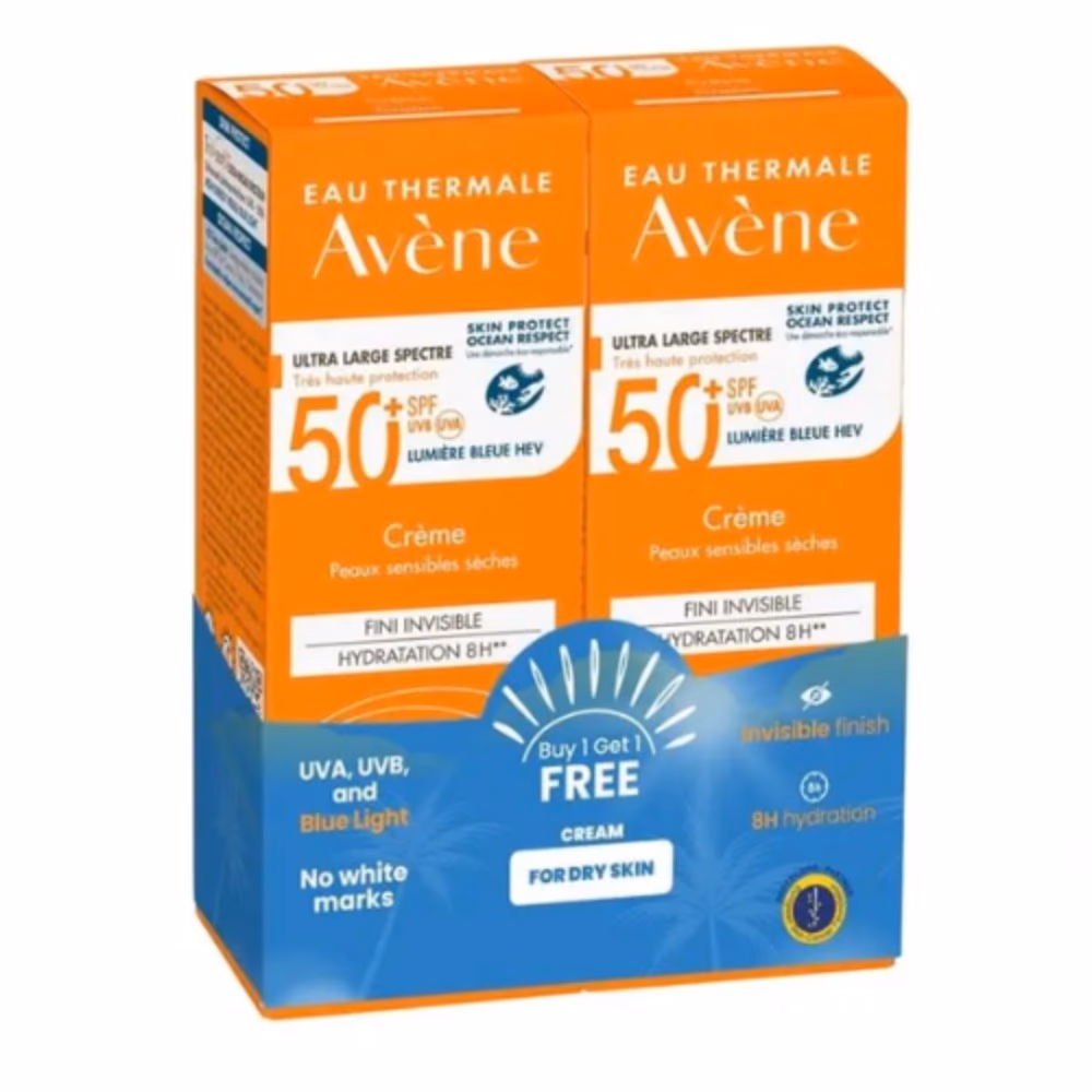 Avene Ultra Large Spectre 50+ SPF Creme ( 1+1)_1755330025