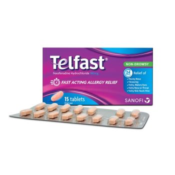 Telfast 180mg Tablets-15's