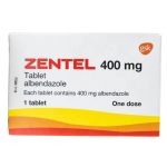 Zentel 400mg Albendazole For Worm Infections-1's