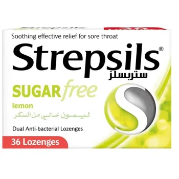 Strepsils Lemon Sugar Free-36's Lozenges