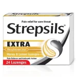 Strepsils Extra Honey & Lemon-24's Lozenges