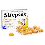 Strepsils Orange with Vitamin C 100 mg-36's Lozenges