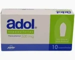 Adol 500mg Suppositories-10's