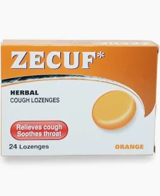 Zecuf Herbal Cough Orange Lozenges-24's