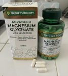 Nature's Bounty Advanced Magnesium Glycinate Capsules-90's