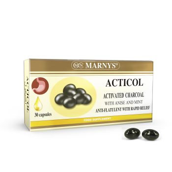 Marnys Acticol Activated Charcoal Capsules-30's