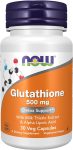Now Glutathione 500mg-30 Veg Capsules