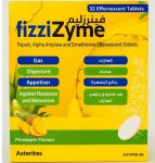 Fizzizyme Effervescent Tablets-32's (Pineapple Flavour)